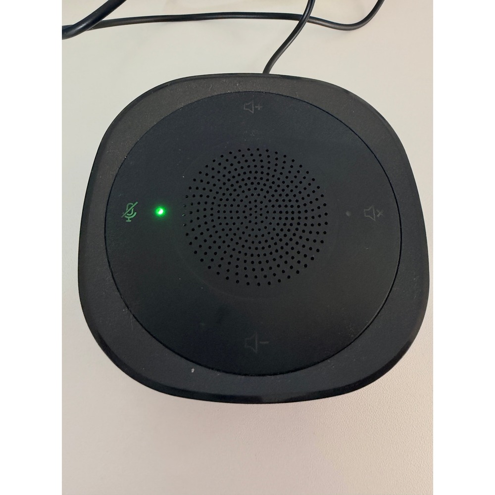 USB Speakerphone Sz OS Black Wired Conference Call Microphone Office Accessory